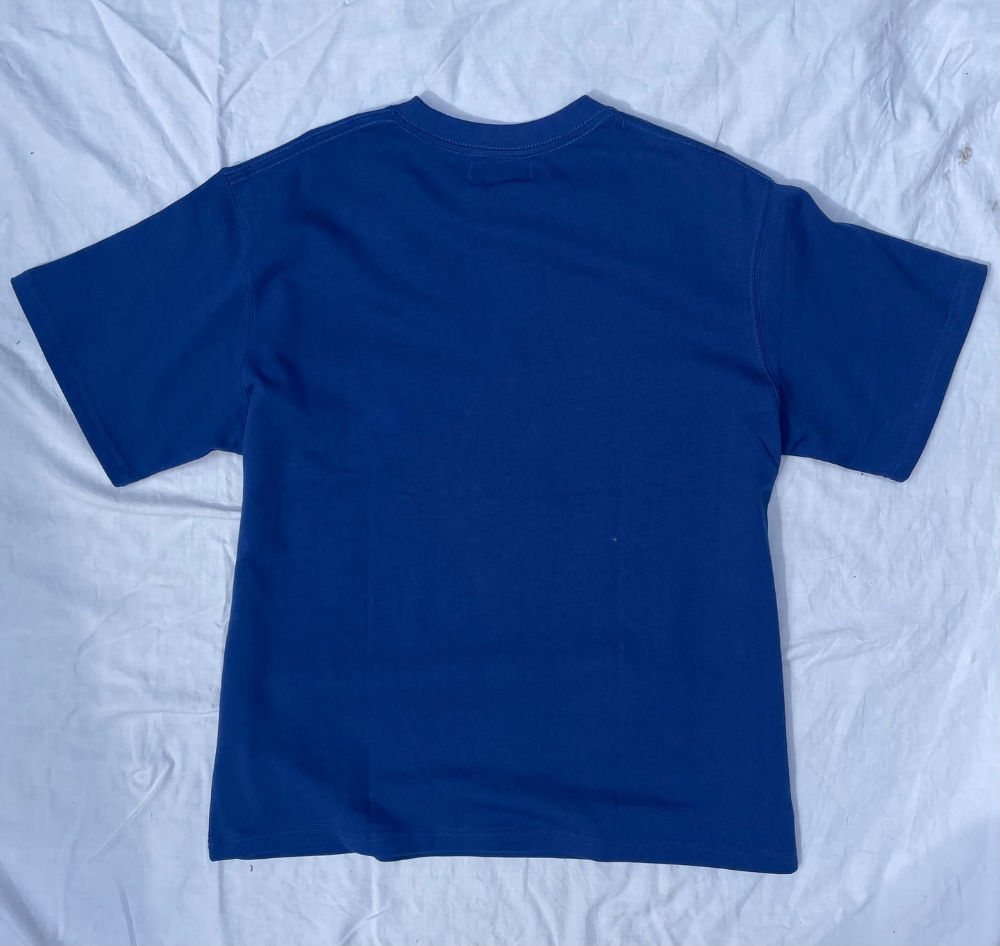 BLUE OVERSIZED GRAFFITI TEE - THE HEADLINE